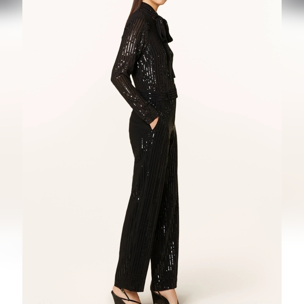 Michael Kors Black Sequin Jumpsuit - Picture 13 of 15